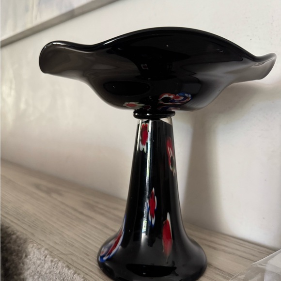 Murano Glass Pedestal Compote